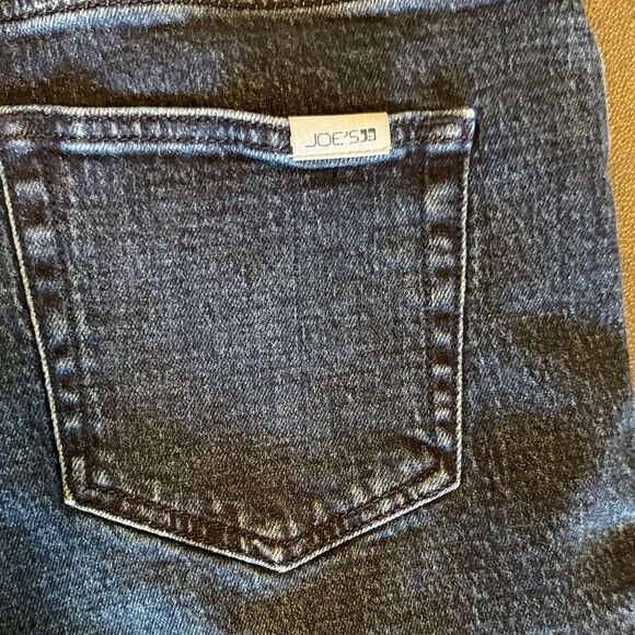 Joe's Jeans Simone Dark Blue Straight high-rise Cropped Denim size 30 - Picture 6 of 9